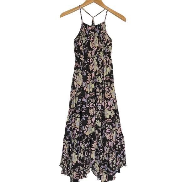 FREE PEOPLE Women’s Heat Wave Floral Printed Maxi Racerback Dress XS - Picture 2 of 6